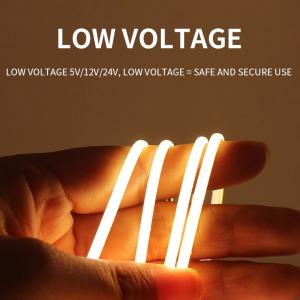 Quality Ultra Thin Small COB LED Strip 5mm Usb Tv Backlight 12V Thin Led Light Strips wholesale