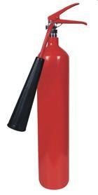 Quality Durable Carbon Steel Cylinder , High Gloss Polyester Powder Paint 3kg Co2 Fire Extinguisher wholesale