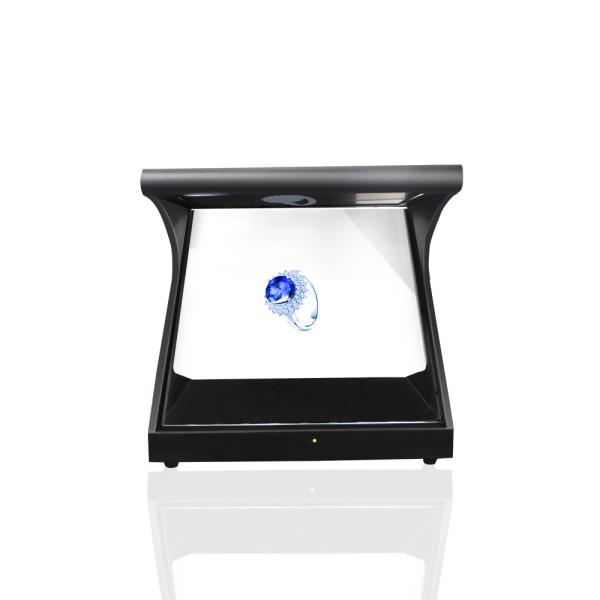 Cheap Tempered Glass Optic Hologram Pyramid Display , Indoor Hologram Projection Screen for sale