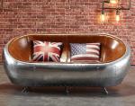 Rivet Aviation Scoop Love Sofa Aviation Sofa Furniture In Aluminium Cover