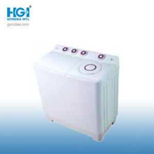 Quality White Two Tub Laundry Semi Auto Washing Machine 9kg Top Load wholesale