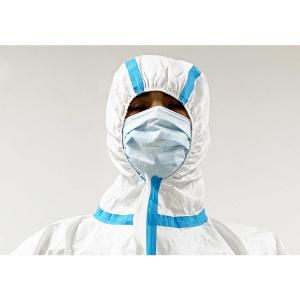 Quality SMS Medical Protective Clothing , Medical Protective Coverall Soft Hand Feeling wholesale