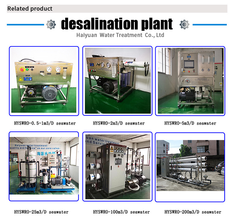 Water Desalination Unit Watermaker Boat Desalinator Seawater Sea Water Desalination Plant Machine