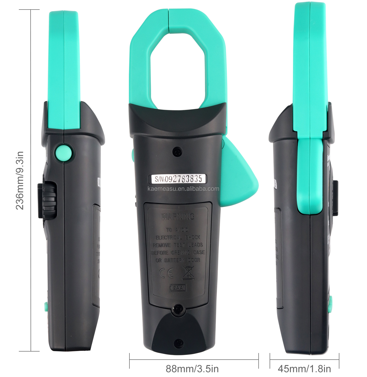 903 Clamp Meter 6000 Counts Auto Rnage Multimeter AC DC Voltage Tester Continuity Buzzer 1000v Multimeters
