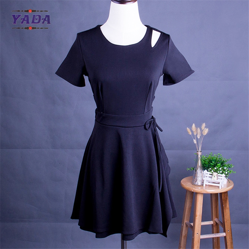 Casual sexy ladies one piece party elegant casual autumn dress women clothing 2017 with high quality