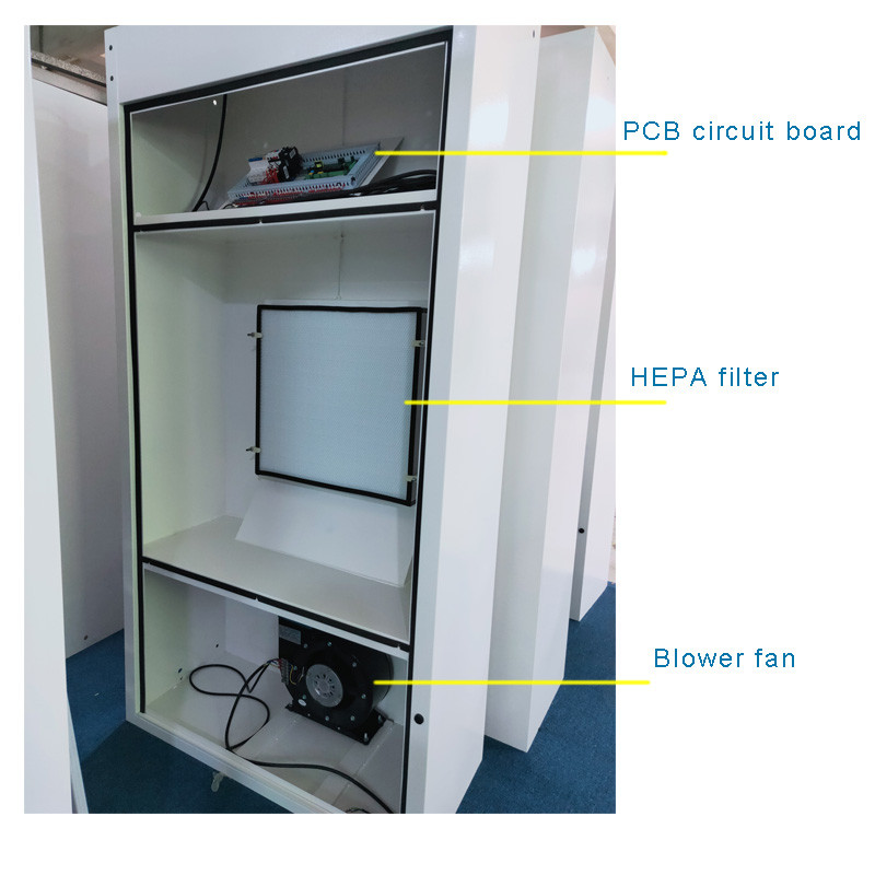 Mirror SUS304 Air Shower Room For Single Person