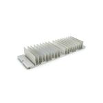 Custom T6 Aluminum heatsink extrusion profiles For Cooling Machine