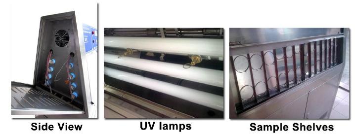 900 × 210mm UV Accelerated Weathering Test Chamber 1 Year Warranty
