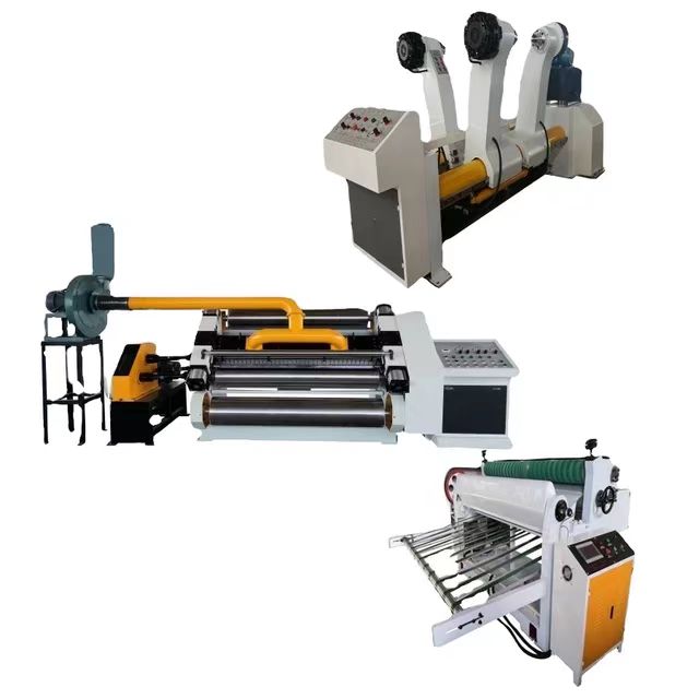 Single Face Corrugated Cardboard Making 2 Ply E Flute Carton Machine for Food Beverage
