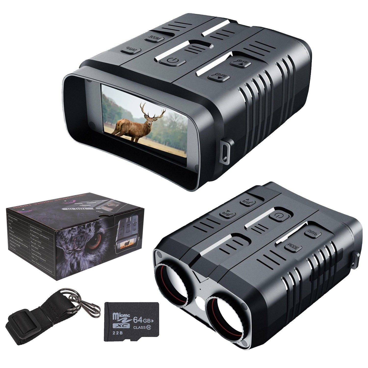 42MP 36MP 24MP Infrared Night Vision Binoculars Goggles For Hunting Travel Surveillance