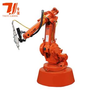 Quality Canton Fair Promotion 6 Axis Robot Arm 1000W-6000W Pillow Plate Automatic Fiber Metal Laser Welding Machine wholesale