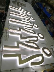Quality Aurora Acrylic Side Lit Channel Letters Electroplated / polished wholesale