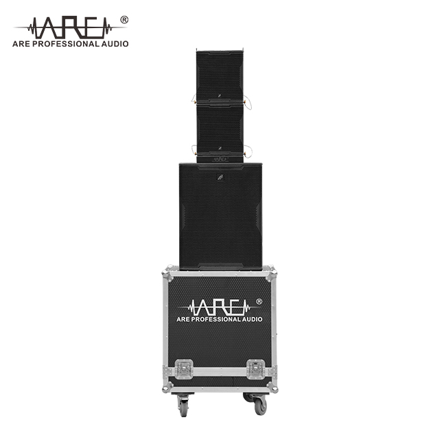 ARE AUDIO passive single 10 inch outdoor line array speaker immersive experience for corporate events