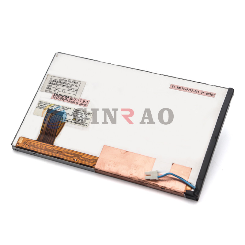 7.0 INCH TFD70W81 TFT Toshiba LCD Panel For Car GPS Auto Spare Parts