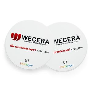 Quality Ultra Translucent Zirconia Ceramic Disc Anterior Multilayer Zirconia Disc wholesale
