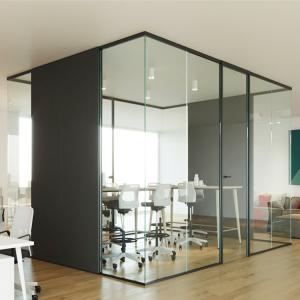 Quality Privacy Protection Commercial Glass Partitions Customizable With Modern Design wholesale