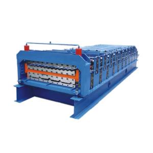 Quality Double Layer Metal Roofing Sheet Ibr Roof Panel Roll Forming Machine wholesale