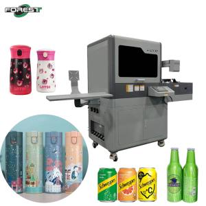 Quality Automatic Rotary UV Printer For Cups Wine Bottle Cone Shaped wholesale