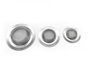 Quality 11.1g Sink Mesh Filter Bathroom Sink Drain Mesh Plain Weave 9cm wholesale