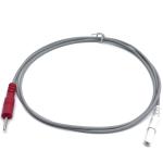 Custom 1.5mm 2.0mm Electrode Pin Male To Female Electrode Lead Wire Tens Cable