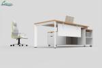 Organize Your Office with 4 Compartments and 2 Drawers Open Space Office