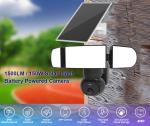 2K Continuous Recording Security Camera 150 Watt Floodlight Solar CCTV Camera