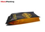 Moisture Proof Foil Gusseted Coffee Bags , Aluminum Gusseted Plastic Bags With