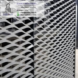 Quality SUDALU Curtain Wall Exterior Aluminum Facade Metal Screen Panel wholesale