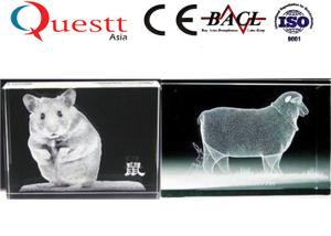 Quality Small Size Angle 3D Crystal Laser Engraving Machine wholesale