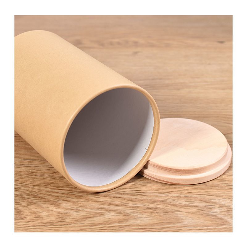 Eco Friendly Recyclable Kraft Paper Tube Cans for Packaging