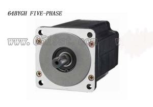 Quality 0.72degree BYGH five-phase 64mm hybrid stepper motor wholesale