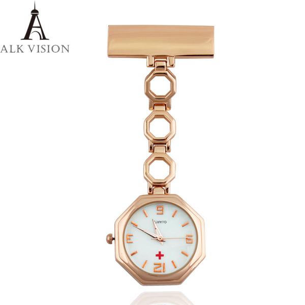 Fob Nurse Watch Japan Quartz Movement Medical Brooch Hanging Watch for Nurses