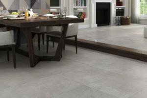 Quality Grey Color Modern Porcelain Tile Dry Glaze Matt Surface Easy Maintenance wholesale