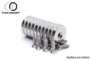 Quality N35 - N52 Grade Strong Permanent Magnet Customized Different Pot Shape wholesale