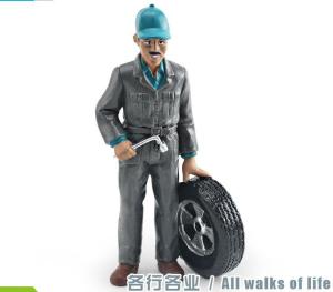Quality People at Work Model Toy Maintainer Figure Pretend Professionals Figurines Career Figures Toys for Boys Girls Kids wholesale