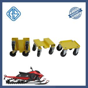 Quality Multicolor 3 Pcs Snowmobile Flat Dollies 3in Swivel Caster Snowmobile Moving Wheels wholesale