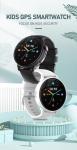 Waterproof APP Control Childrens Tracker Watch GPS WIFI LBS 600mAh