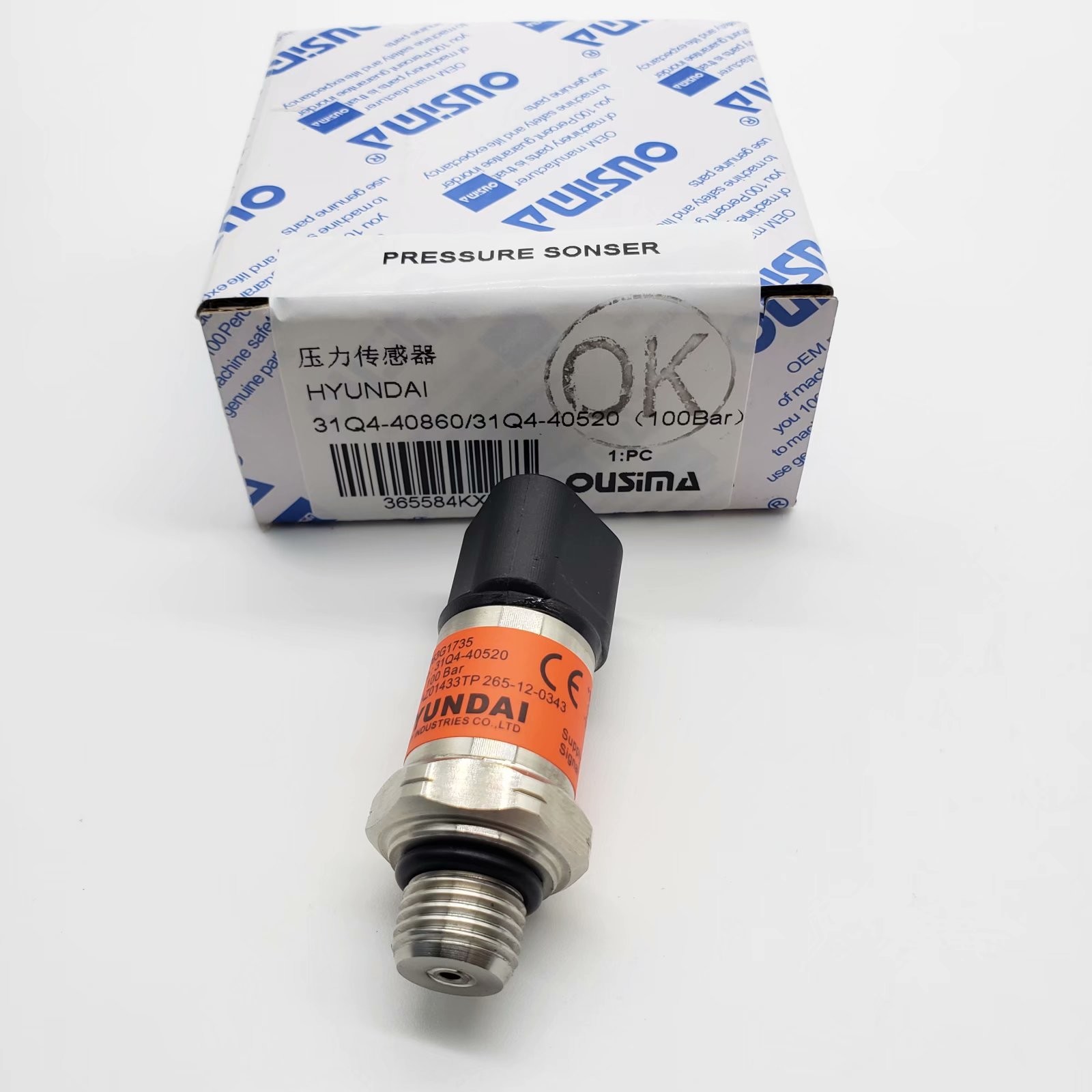 OUSIMA Pressure Sensor 31Q4-40860 31Q4-40520 For HYUNDAI Excavator