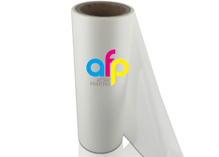 High End Product Laminating Roll Film , SGS Transparent Velvet Touch Film