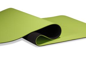Quality Lemon Color TPE Yoga Mat Anti - Slip Surface 4mm / 6mm Thickness Eco Friendly wholesale