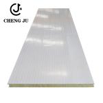 Customized Aluminum Sandwich Panel Roofing Grey White Fireproof Rock Wool