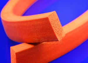 Quality Medical Instrument Silicone Sponge Rubber Strips Uniform Foam Density wholesale