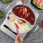 Hot Sale 28cm Induction Cooking Pot Cookware 304 Stainless Steel Hot Pot Soup