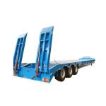 28 Tire Heavy Duty Van-type Lowbed/ Lowboy Truck Semi Trailer for Excavator
