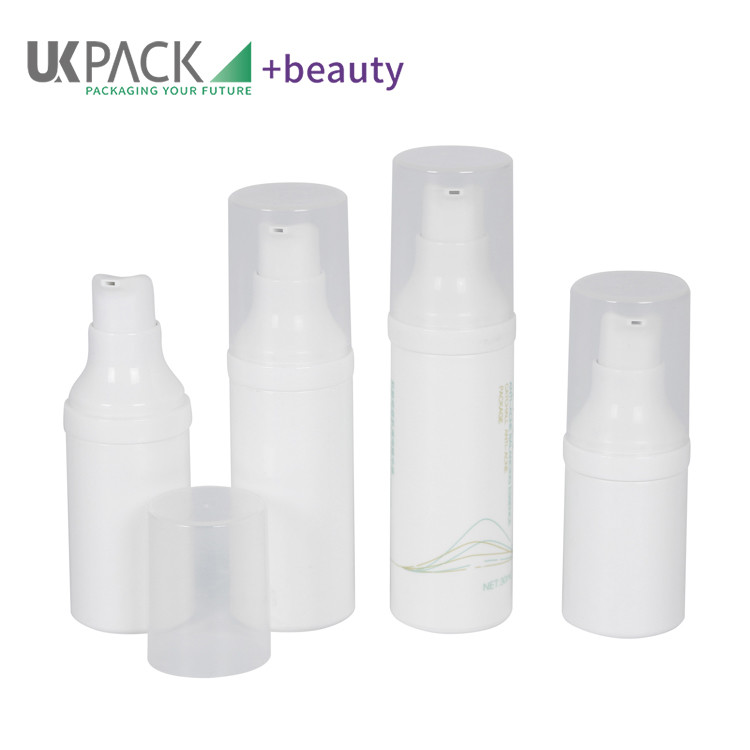 15ml 20ml 25ml 30ml Airless Pump Bottles With Transparency Lid For Cosmetic Packaging