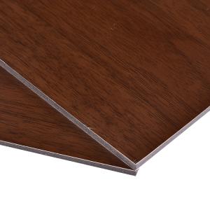 Quality Wooden Aluminum Composite Panel Heat Insulation Fireproof Class B1 wholesale