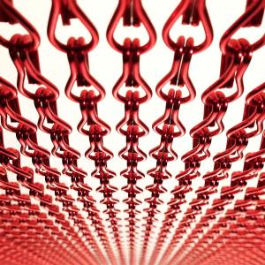 Quality Decorative Aluminium Chain Strip Metal Mesh Curtain wholesale