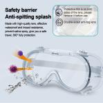 Anti Fog Medical Safety Eye Protection Goggles Chemical Resistant Goggles