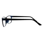 FU1743 Unisex Flexible TR90 Optical Frames Black Anti Reflective Square Eyewear