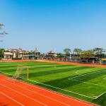 Recycled 13mm Stadium Jogging Track 10 Years Tartan Running Track